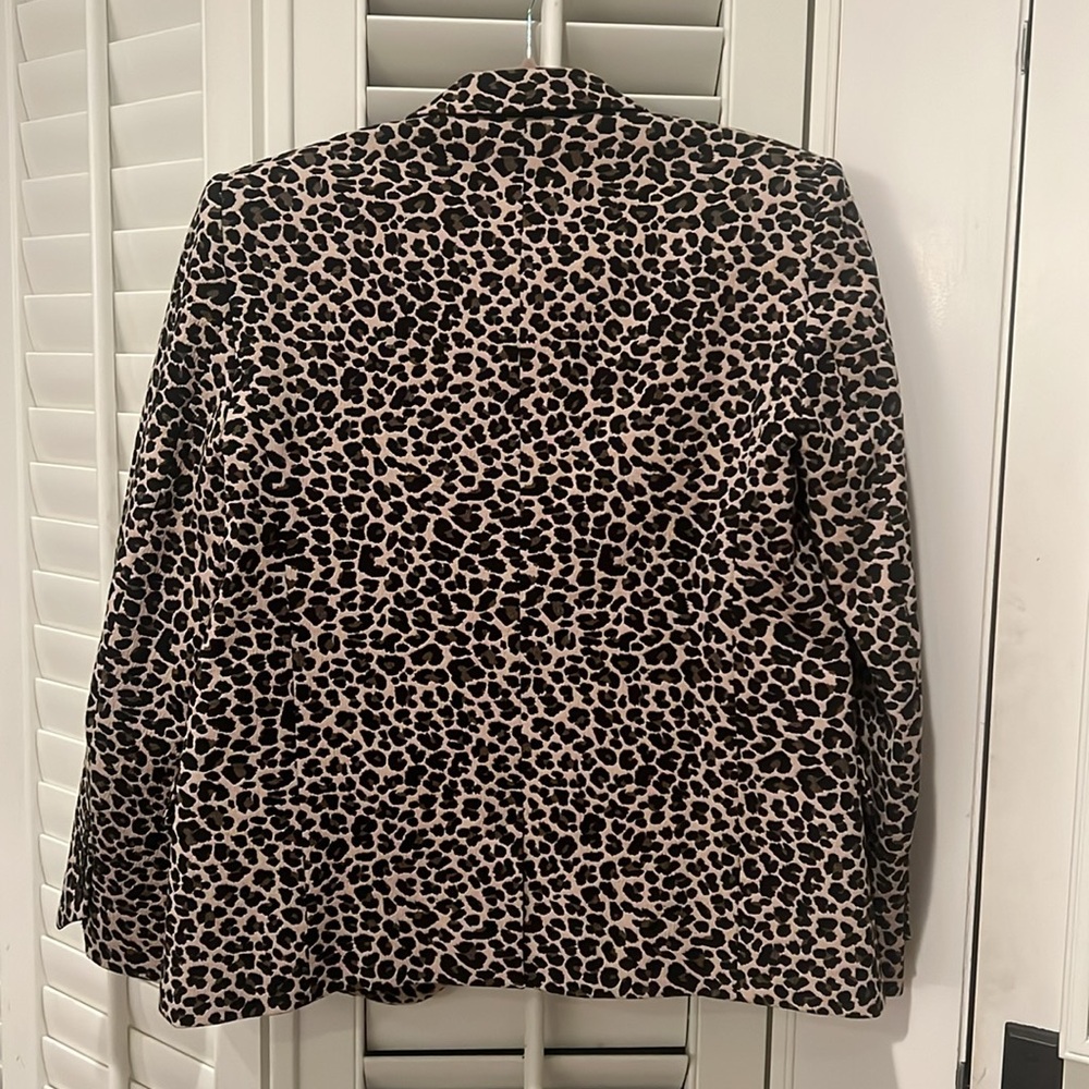 Zadig & Voltaire Leopard Print Textured Blazer - image 5